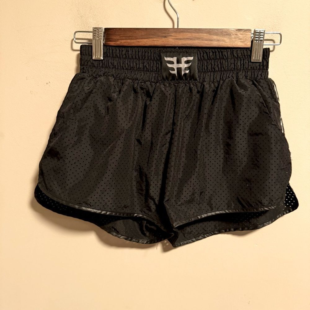 Heroine Sport Mesh Racer Stripe Lined Short- Size Small